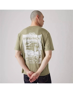 Футболка с графическим принтом Vintage Fit, цвет Concert Tee Deep Lichen Green - Green Levi's®