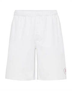 Шорты с эластичным поясом, белый Brunello cucinelli