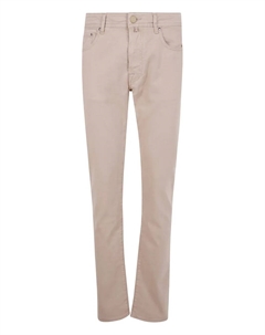 Брюки с вышитыми карманами, коричневый Jacob cohen