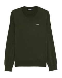 Джемпер с логотипом, зеленый Dsquared2