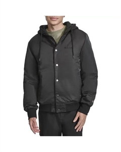 Мужская худи-бомбер с стеганой подкладкой, черный Champion