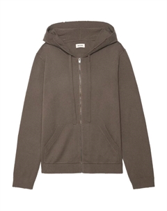 Шерстяной свитер на молнии, нейтральный Zadig&voltaire