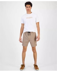 Мужские однотонные плавки на шнурке, коричневый/бежевый Guess