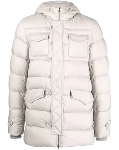 Пуховик с карманами, серый Herno