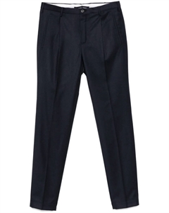 Брюки из вирджинской шерсти, синий Incotex