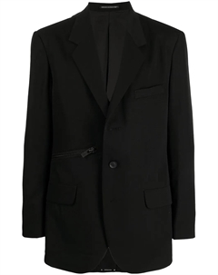 Пиджак с молнией, черный Yohji yamamoto