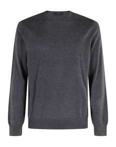 Свитер с круглым вырезом, серый Fay