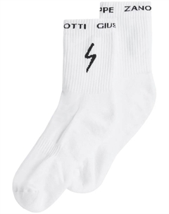 Носки в рубчик, белый Giuseppe zanotti