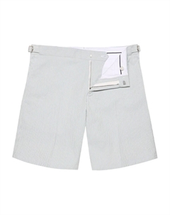 Полосатые шорты строгого кроя, синий Orlebar brown