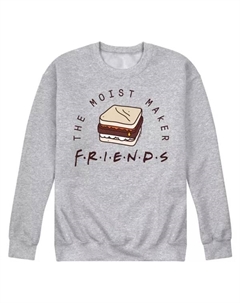 Мужская флисовая толстовка "Друзья на День благодарения", серый Licensed character