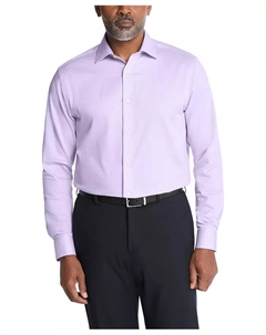 Мужская классическая рубашка обычного кроя, фиолетовый Calvin klein
