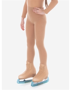 Колготки для фигурного катания, на ботинок, Бежевый Кристалсспорт