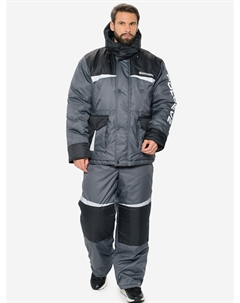 Костюм Полюс V-2 зимний мужской ветровлагозащитный, ткань Cell, Серый Huntsman
