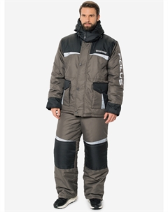 Костюм Полюс V-2 зимний мужской ветровлагозащитный, ткань Cell, Зеленый Huntsman