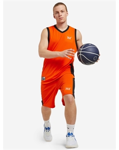 Комплект баскетбольной формы мужской, Оранжевый 361