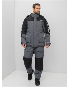 Костюм мужской зимний Yukon Ice, ткань Breathable, Серый Huntsman