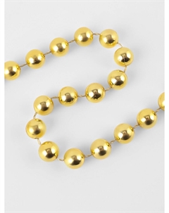 Бусы на нитях, 12 мм, 2 м, цвет золотой Арт узор