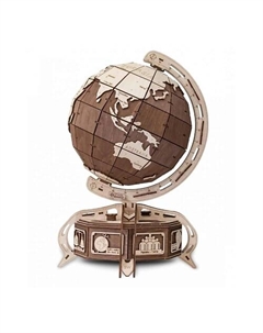 Деревянный конструктор 3D Глобус Ewa (eco wood art)