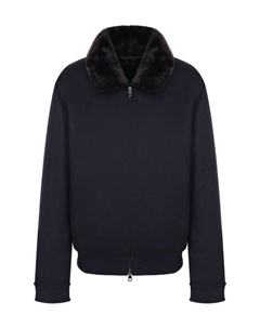 Бомбер с подкладкой из бобра Andrea campagna