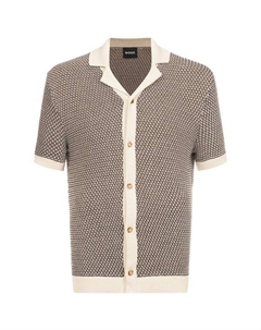 Хлопковая рубашка Boss