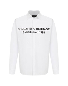 Хлопковая рубашка Dsquared2
