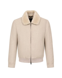 Бомбер с подкладкой из овчины Andrea campagna