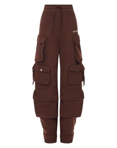 Хлопковые брюки-карго The attico