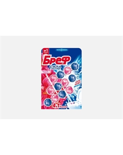 Туалетный блок для унитаза Сила-актив цветочная свежесть 3 шт Bref