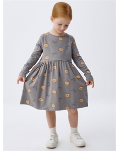 Трикотажное платье с принтом для девочек Sela