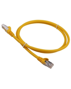Кабель патч-корд LAN-PC45/S6A-2.0-YL RJ45 - RJ45, 4 пары, FTP, категория 6A, 2 м, желтый, LSZH Lanmaster