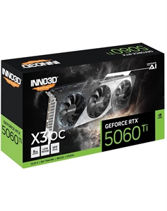 Видеокарта PCI-E GeForce RTX 5060 TI X3 OC (N506T3-08D7X-193075L) 8GB GDDR7 128bit 5nm 2602/28000MHz HDMI 3*DP Inno3d