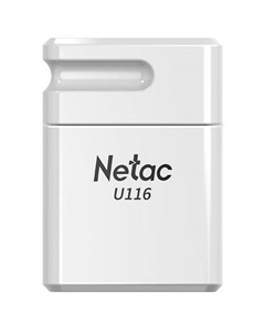 Флешка USB U116 32ГБ, USB3.2, белый Netac