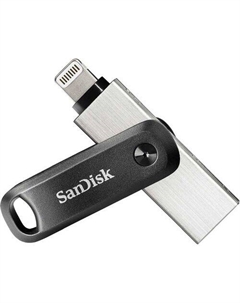 Флешка USB iXpand Go 256ГБ, USB3.0, черный и серебристый Sandisk