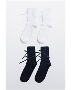 Набор носков с атласными бантиками (2 пары) Befree