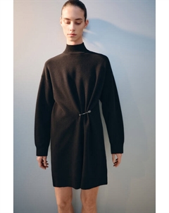 Платье мини вязаное с воротником-стойкой Befree