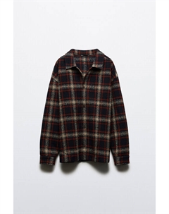 Рубашка-овершот в клетку Befree