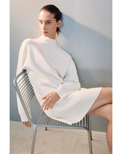 Платье мини вязаное с воротником-стойкой Befree