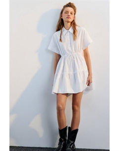 Платье-рубашка мини с короткими рукавами Befree