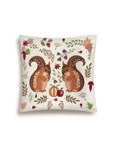 Наволочка декоративная из гобелена с принтом Сказочный лес Le gobelin