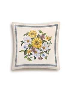 Наволочка декоративная из гобелена с принтом Цветок солнца Le gobelin