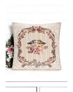 Наволочка декоративная из гобелена с принтом Le gobelin