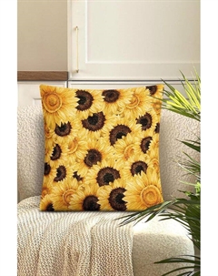 Наволочка декоративная из гобелена с принтом Подсолнухи Le gobelin