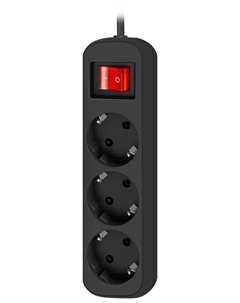 Удлинитель с заземлением G350 Выключатель, 5.0 м, 3 розетки Defender