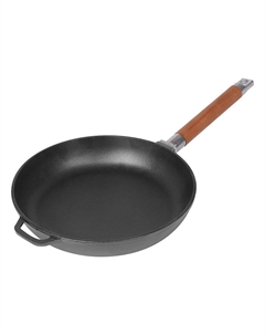 Сковорода 10683222 d=26 см, лопатка и губка в комплекте, чугун Resto