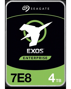 Внутренний HDD диск Exos 7E8 4TB, SATA3, 3.5" (ST4000NM000A) Seagate