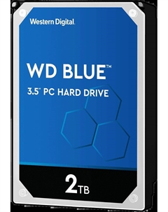Внутренний HDD диск WD Blue 2TB, SATA3, 3.5" (WD20EZBX) Wd