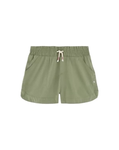 Шорты для девочек 7-16 soleil из твила, зеленый Roxy