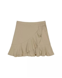 Юбка для катания на самокате с рюшами и слоями для девочек постарше, коричневый/бежевый Nautica