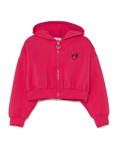 Худи с аппликацией Love Birds, розовый Pinko kids