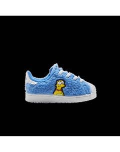 Кроссовки The Simpsons x Superstar Infant 'Marge Simpson', синий Adidas